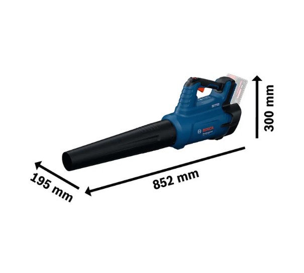 Bosch GBL 18V-750 Cordless Leaf Blower – High Speed Airflow Battery Blower for Garden Cleaning, Dust Removal, and Professional Outdoor Maintenance Tasks